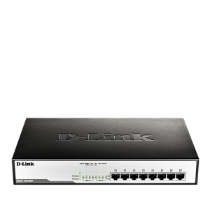 DS-100MP | D-Link 8-Port Desktop Gigabit PoE+ Switch