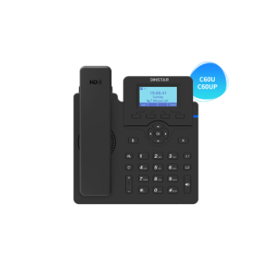 DINSTAR C60U/C60UP ENTRY LEVEL IP PHONE WITH ADAPTER